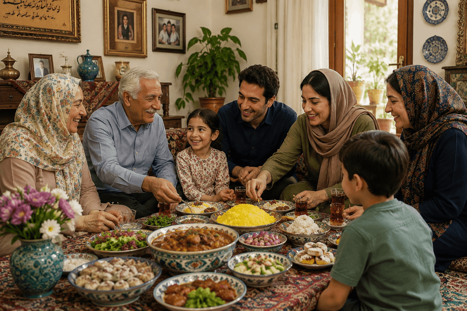 Zwischen Generationen &ndash; Familienleben in der persischen Kultur