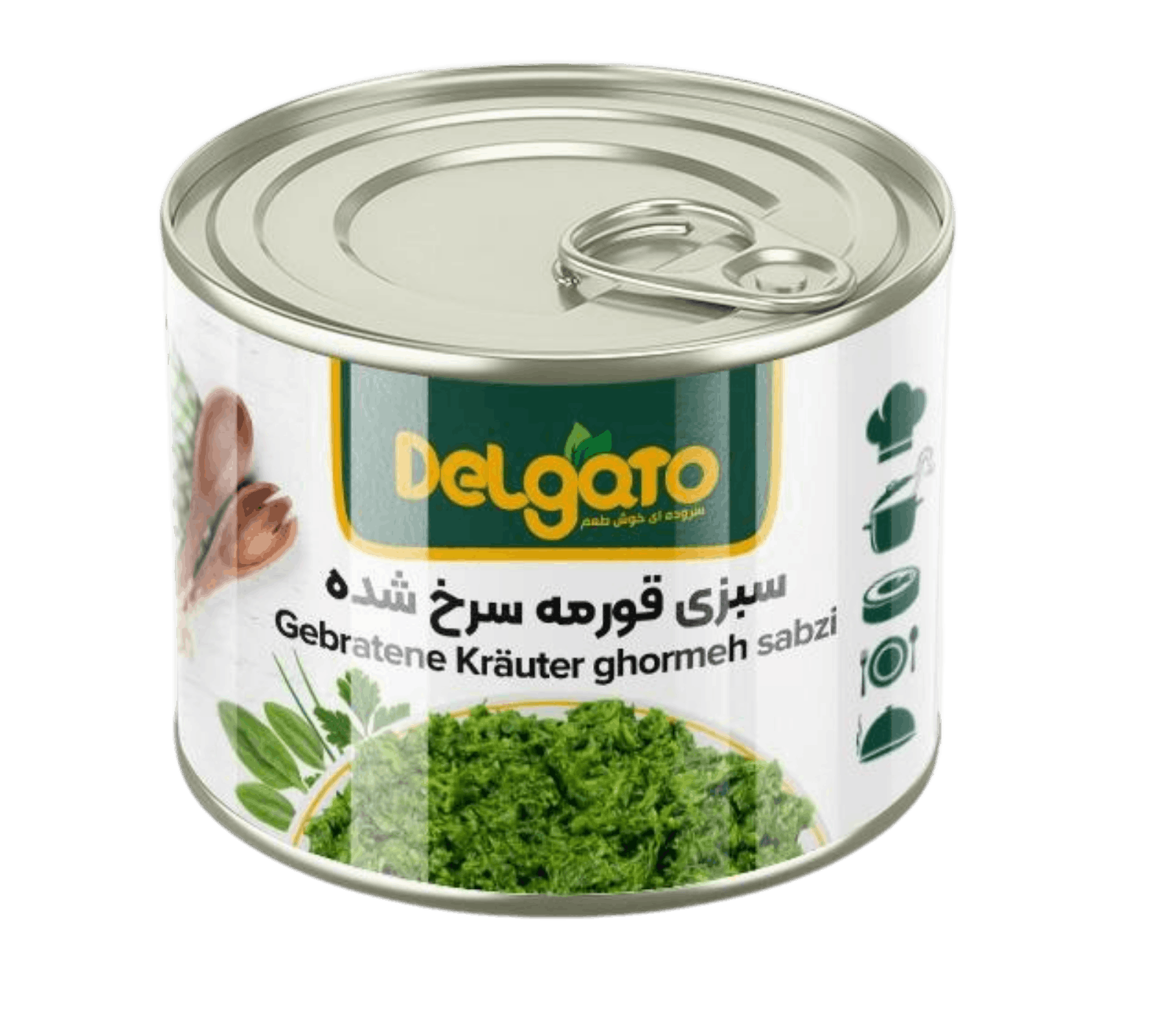 Gebratene Kr&auml;uter f&uuml;r Ghorme Sabzi &ndash; Sabzi Sorkh Shode Ghorme Sabzi
