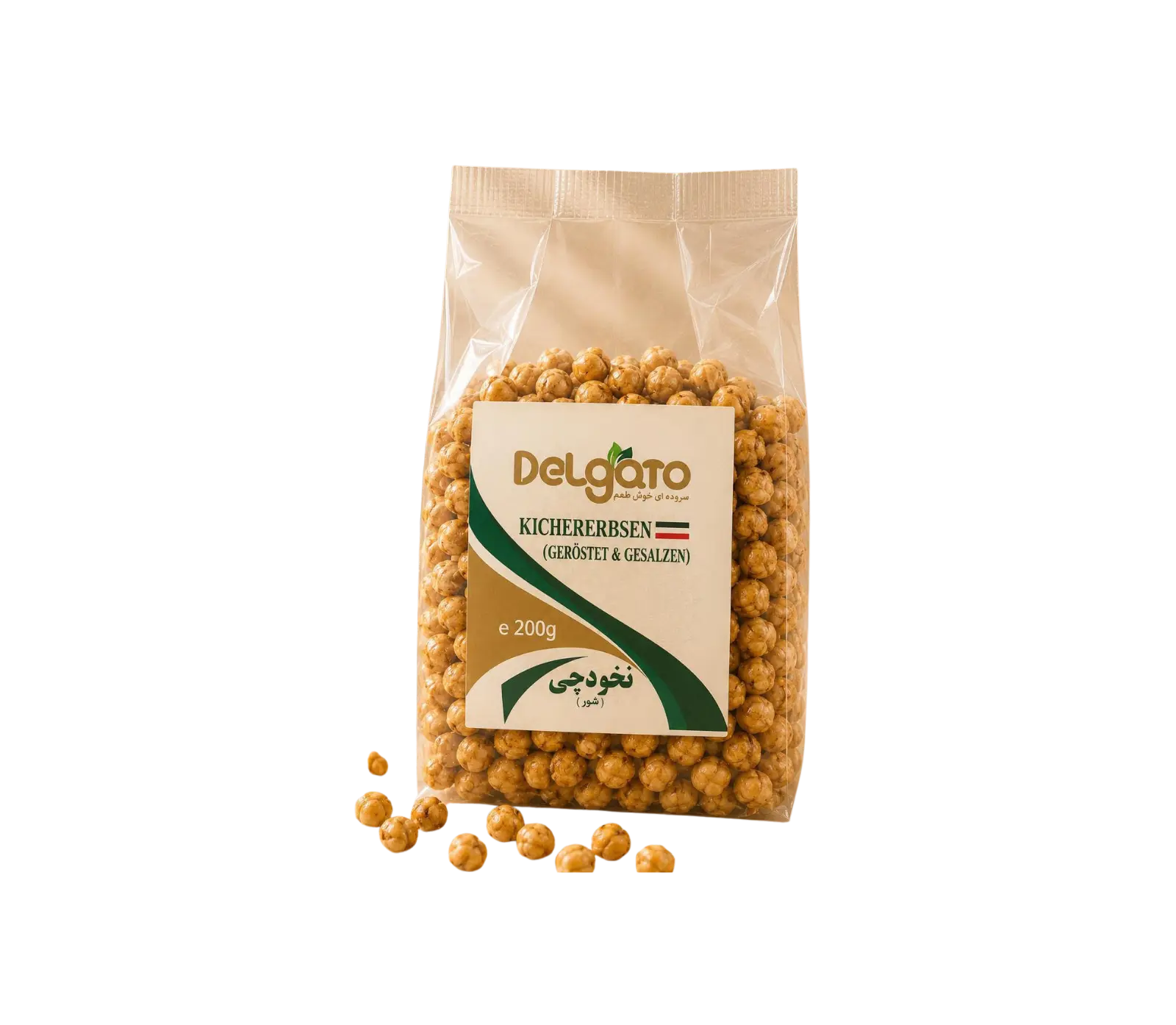 Nokhodchi Shur gesalzene Kichererbsen als Knabbersnack