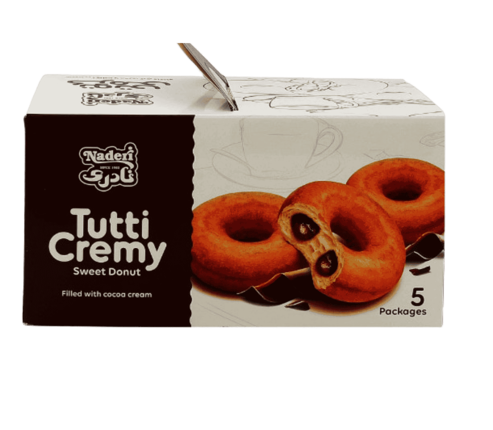 Donat Cremy weicher Donut mit cremiger Füllung