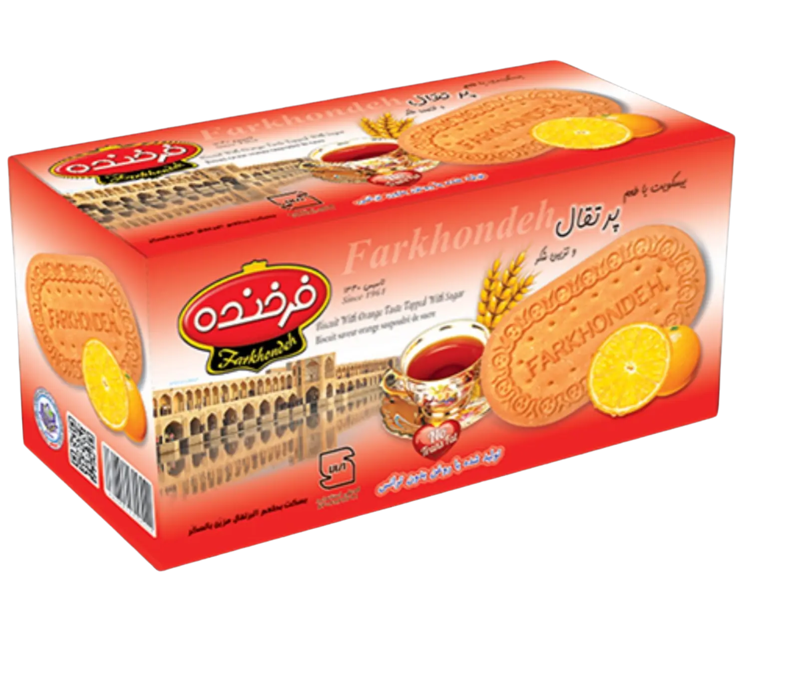 Orangenkekse Farkhondeh &ndash; 900 g Packung mit Orangengeschmack