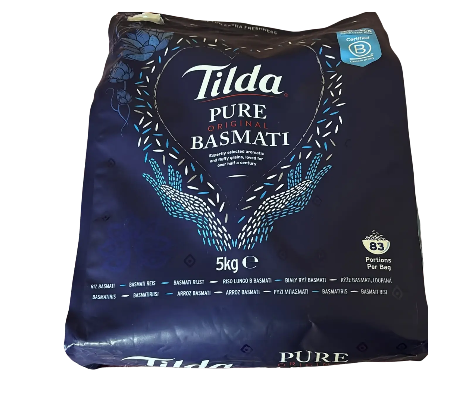 Basmati-Reis Berenj Basmati in der 5-kg-Packung