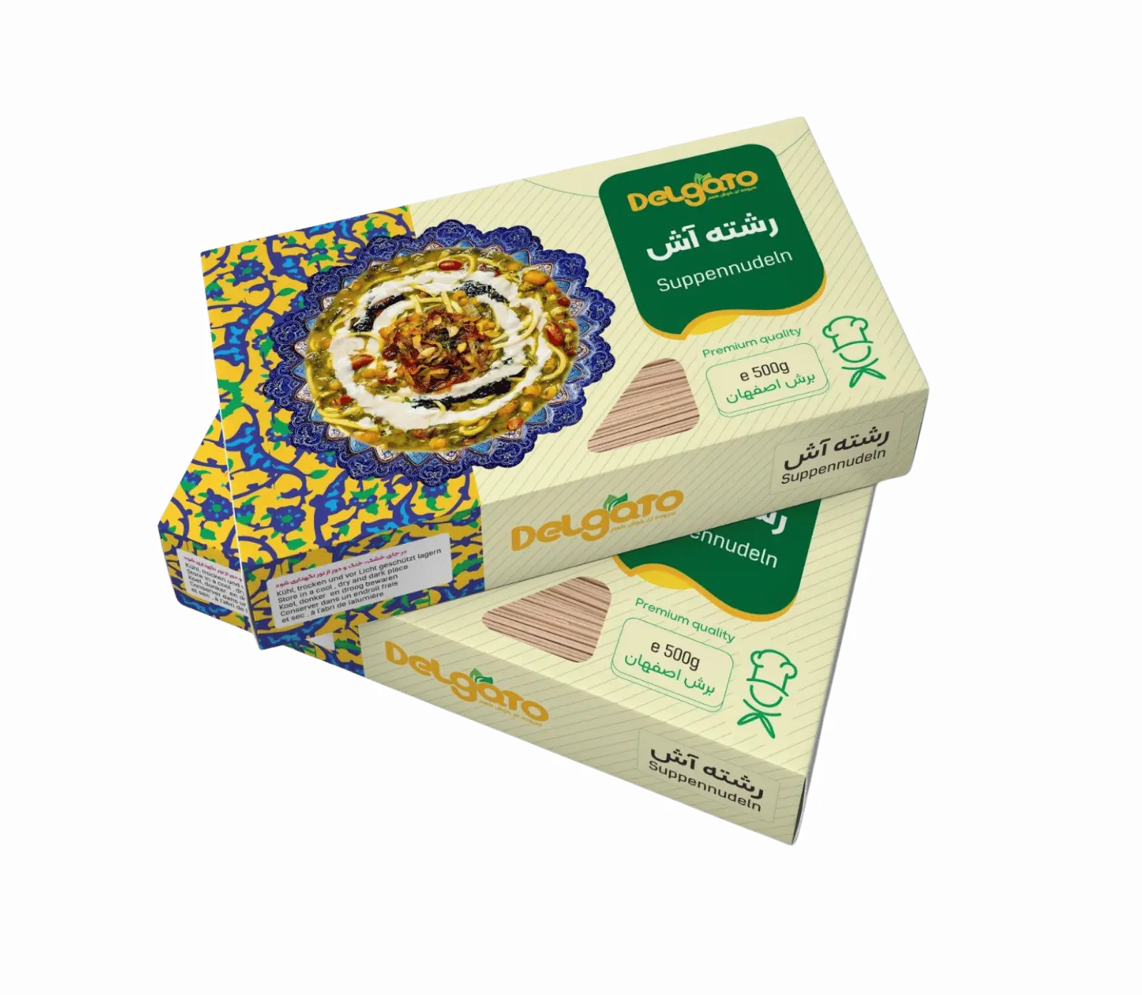 Reshte Ash Weizen-Teigstreifen f&uuml;r persische Kr&auml;utersuppe