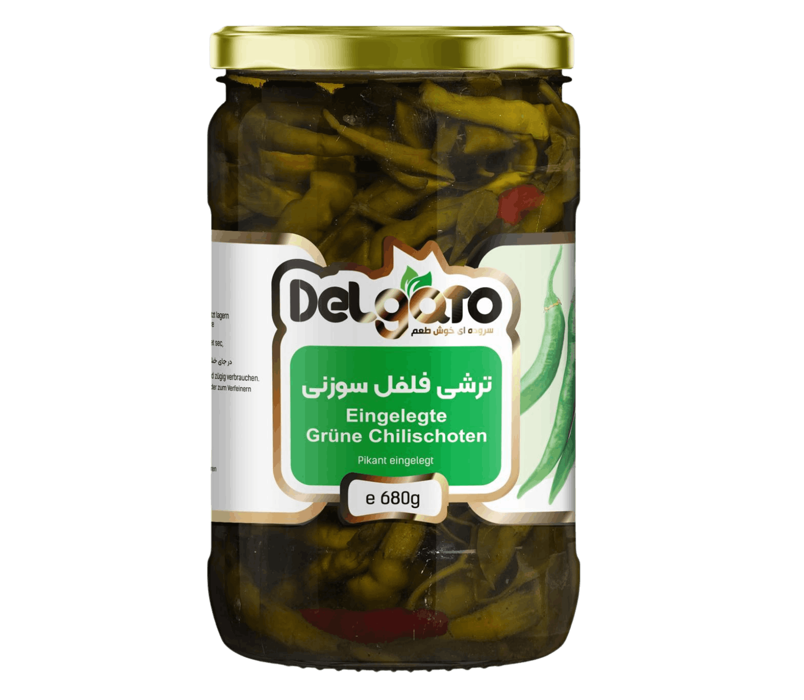 Scharf eingelegte Peperoni - Felfel Suzani