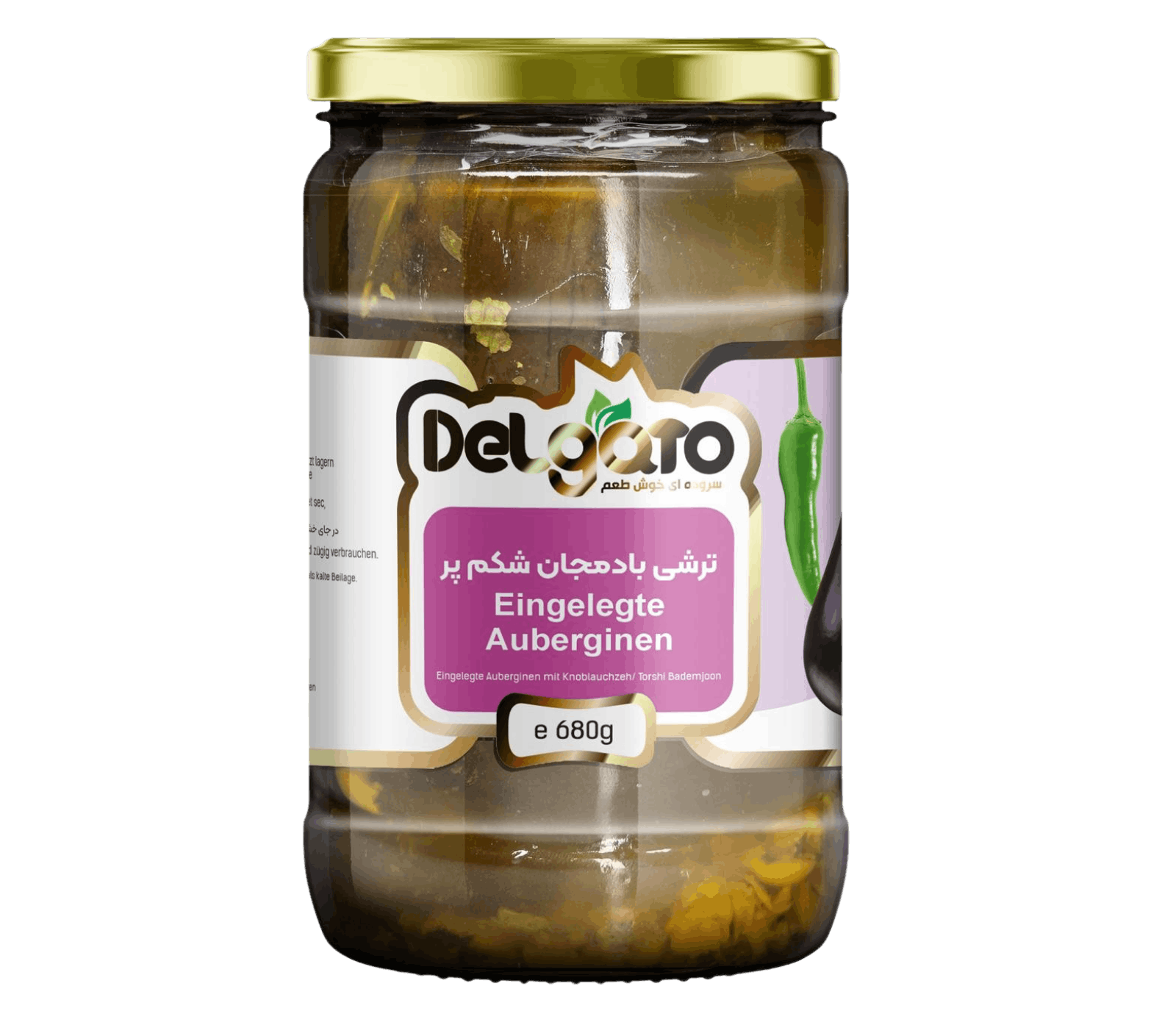 Eingelegte Auberginen - Torshi Bademjan - Delgato